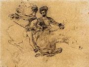Eugene Delacroix Illustration for Goethe's Faust Sweden oil painting artist